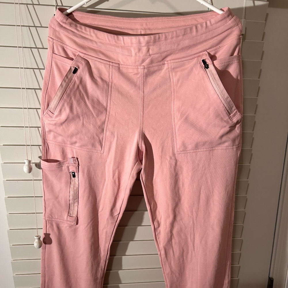 Jaanuu scrub set, women's, v-neck top; jogger bottoms